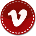 Vimeo red stitch icon