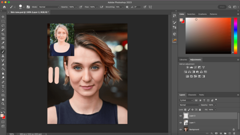 How to Perfectly Match Skin Tone in Photoshop