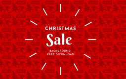 Free Christmas Sale Repeating Background for Photoshop
