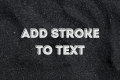 How to Add a Stroke to Text in Photoshop