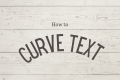 How to Curve Text in Photoshop