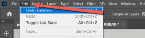 Photoshop Reselect Key 2 Ways to Deselect in Photoshop: Working with Selections