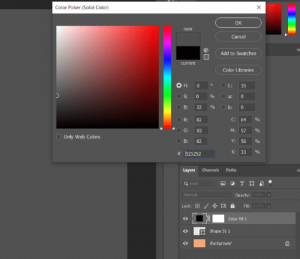How to Fill a Shape With Color in Photoshop (Tutorial)