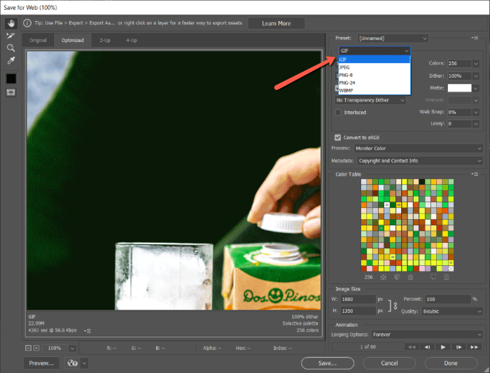 How to Save/Export a GIF in Photoshop (Quick Steps)